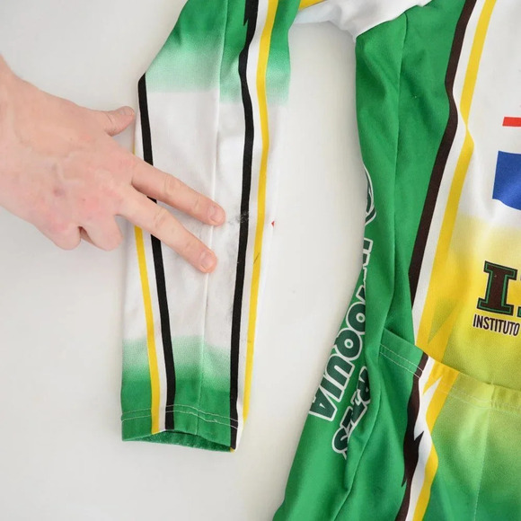 Suarez Biking Long Sleeve W/  Bottle Compartments Compression Zip Up Shirt M - Picture 13 of 13